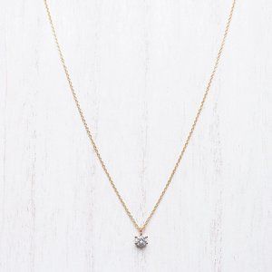 Cubic Zirconia Gold Filled Necklace